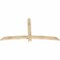 Ekena Millwork Bellingham Rough Sawn Timber Gable Bracket, Douglas Fir, 72"W x 39"H x 2"D x 4"F, 13/12 Pitch GBW072X39X0204BEL00RDF - alternate 2